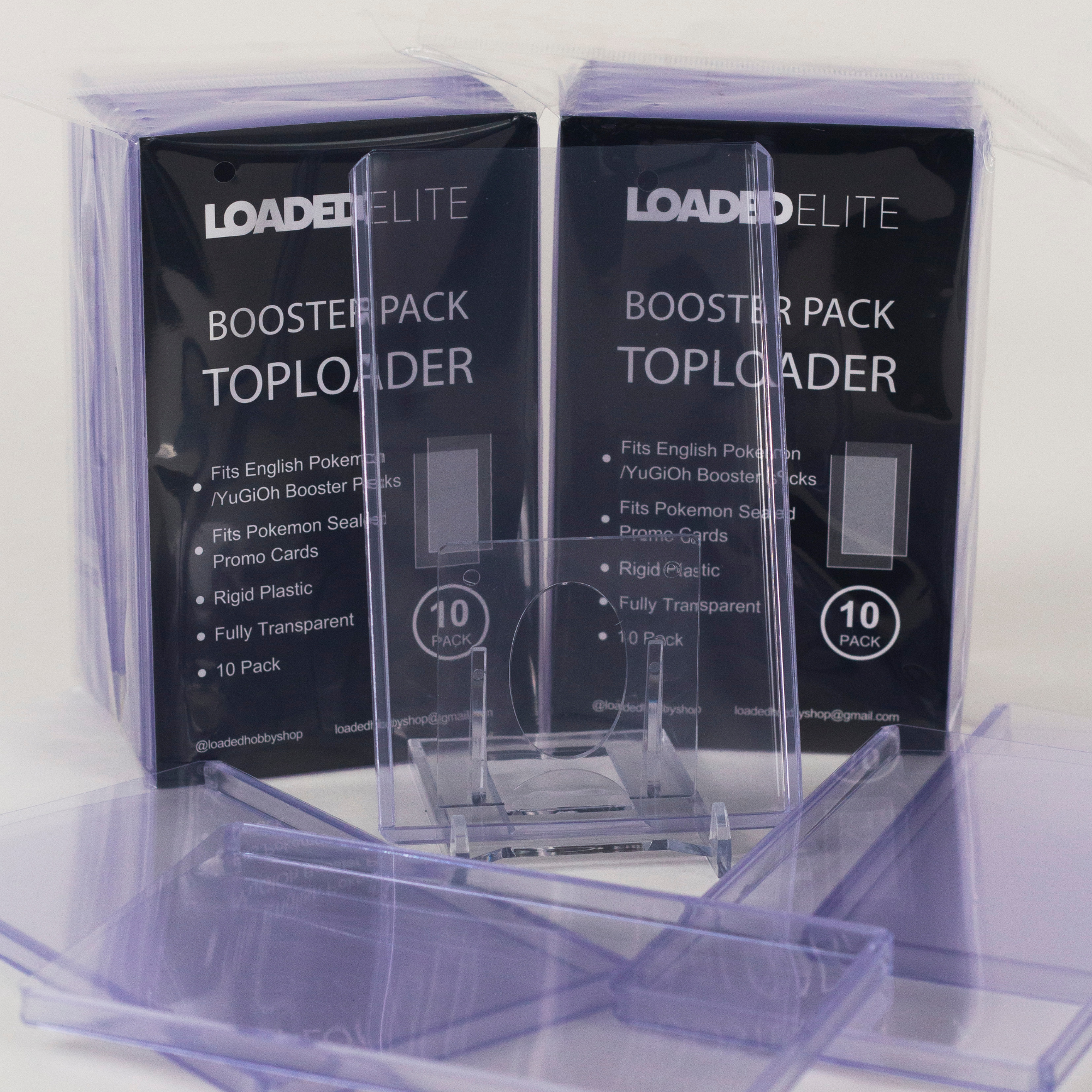 Booster Pack Toploaders – 10-Pack Rigid Protection - Image 2